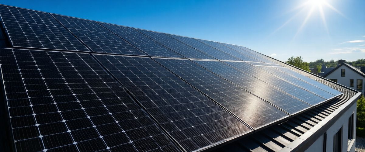 Napenergia panelek közelkép